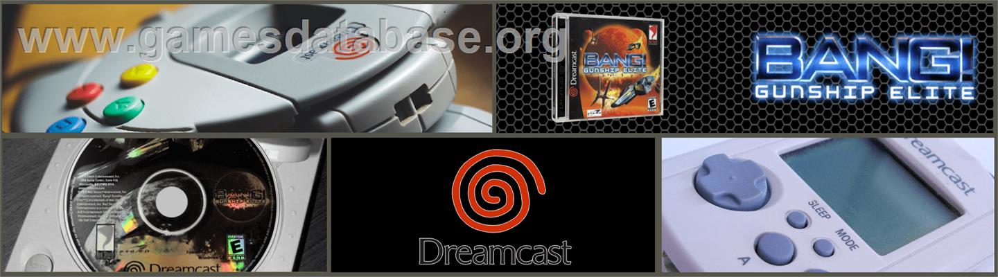 Bang! Gunship Elite - Sega Dreamcast - Artwork - Marquee