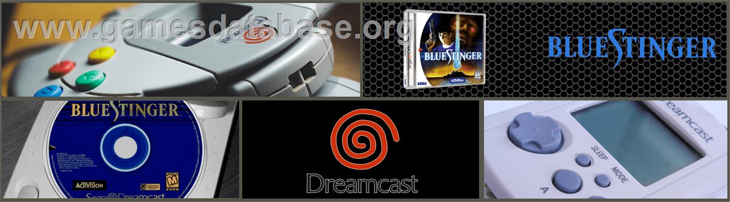 Blue Stinger - Sega Dreamcast - Artwork - Marquee