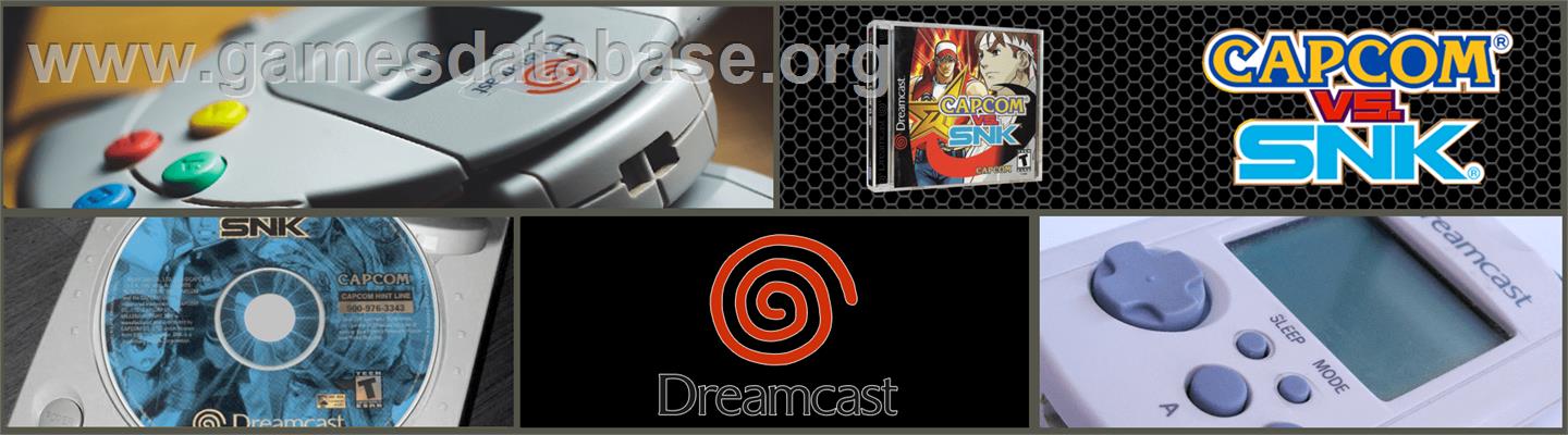 Capcom vs. SNK Millennium Fight 2000 - Sega Dreamcast - Artwork - Marquee
