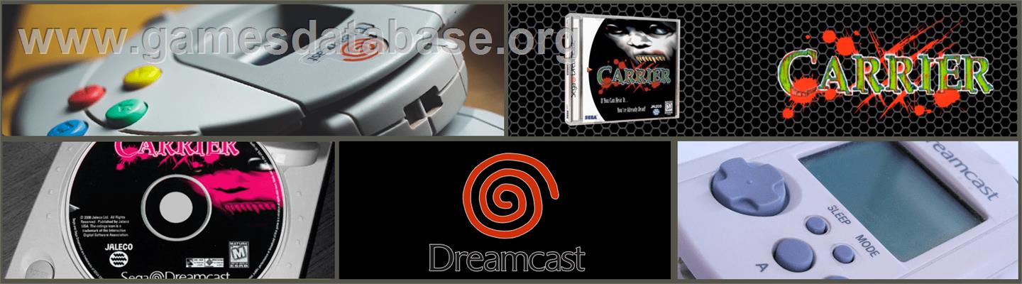 Carrier - Sega Dreamcast - Artwork - Marquee