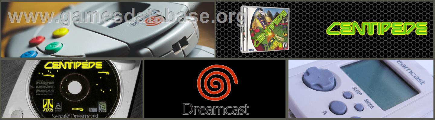 Centipede - Sega Dreamcast - Artwork - Marquee