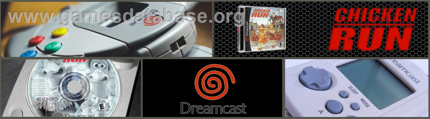 Chicken Run - Sega Dreamcast - Artwork - Marquee