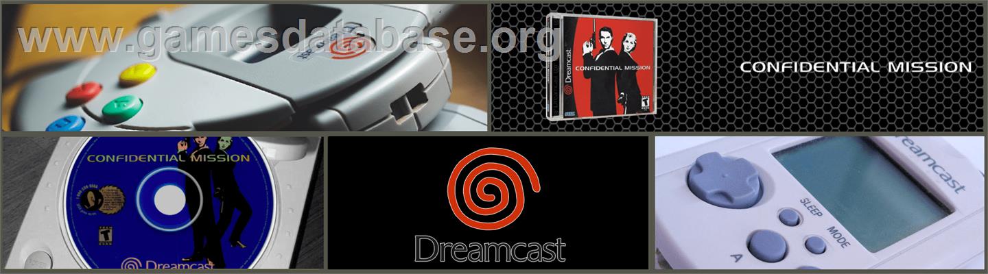 Confidential Mission - Sega Dreamcast - Artwork - Marquee