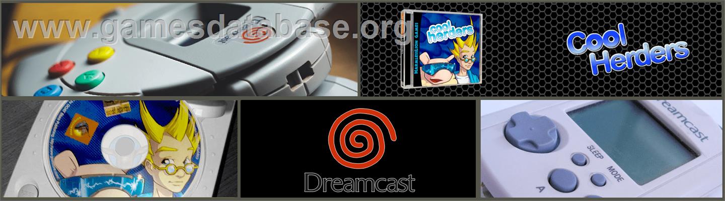 Cool Herders - Sega Dreamcast - Artwork - Marquee