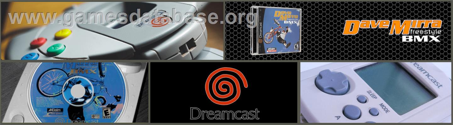 Dave Mirra Freestyle BMX - Sega Dreamcast - Artwork - Marquee