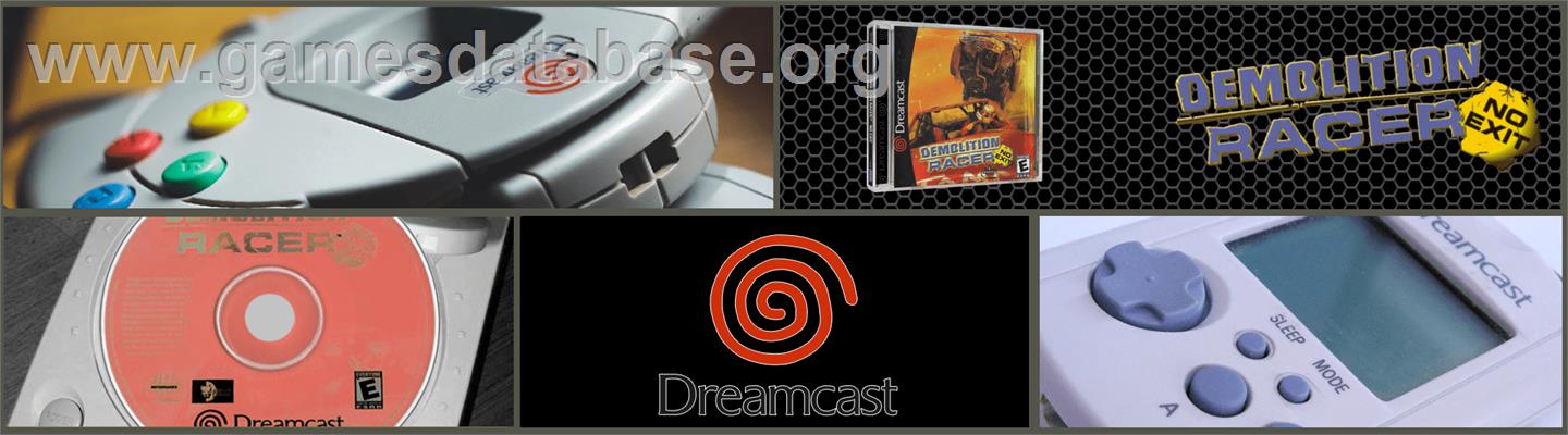 Demolition Racer: No Exit - Sega Dreamcast - Artwork - Marquee