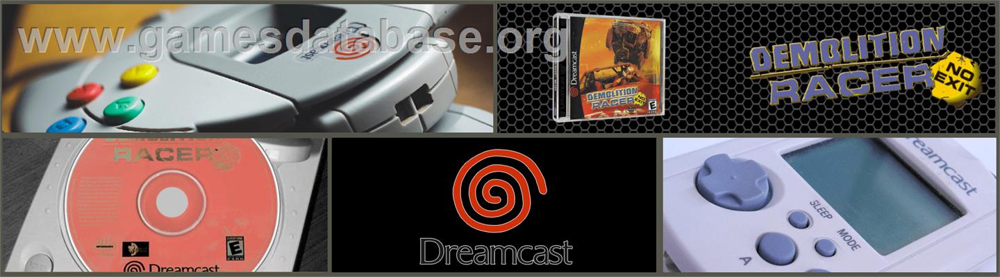 Demolition Racer - No Exit - Sega Dreamcast - Artwork - Marquee