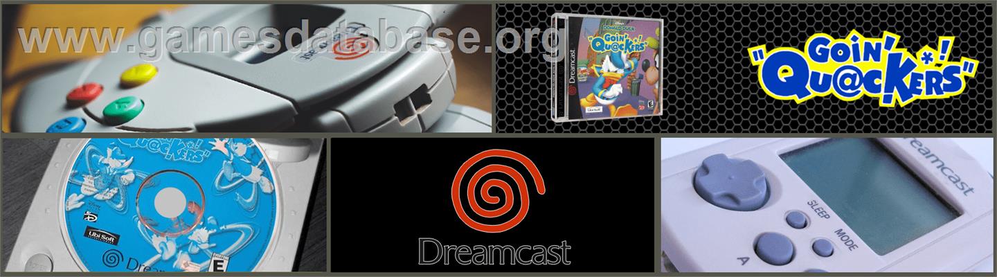 Donald Duck: Goin' Quackers - Sega Dreamcast - Artwork - Marquee
