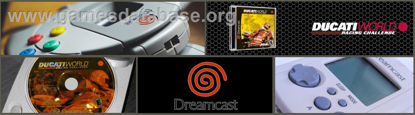 Ducati World: Racing Challenge - Sega Dreamcast - Artwork - Marquee