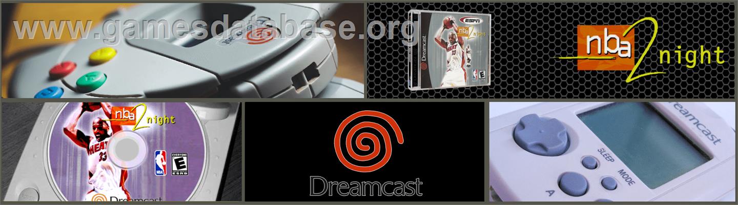 ESPN NBA 2Night - Sega Dreamcast - Artwork - Marquee