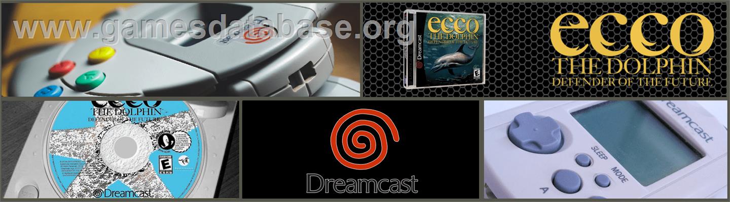 Ecco the Dolphin: Defender of the Future - Sega Dreamcast - Artwork - Marquee