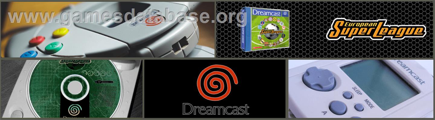 European Super League - Sega Dreamcast - Artwork - Marquee