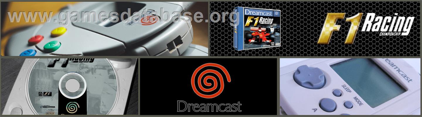 F1 Racing Championship - Sega Dreamcast - Artwork - Marquee