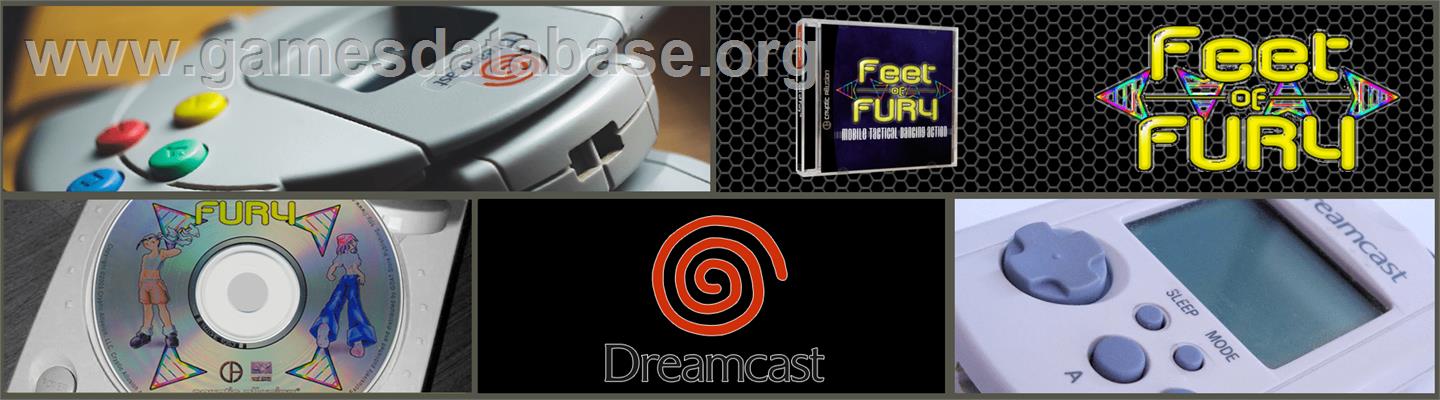 Feet of Fury - Sega Dreamcast - Artwork - Marquee