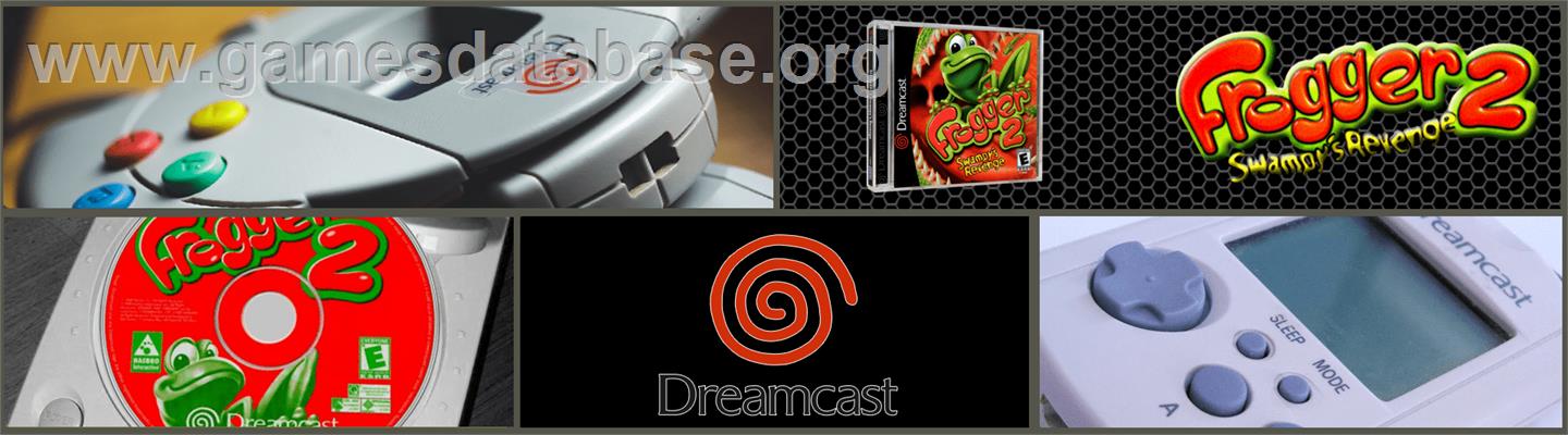 Frogger 2 - Swampy's Revenge - Sega Dreamcast - Artwork - Marquee