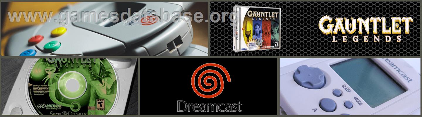 Gauntlet Legends - Sega Dreamcast - Artwork - Marquee