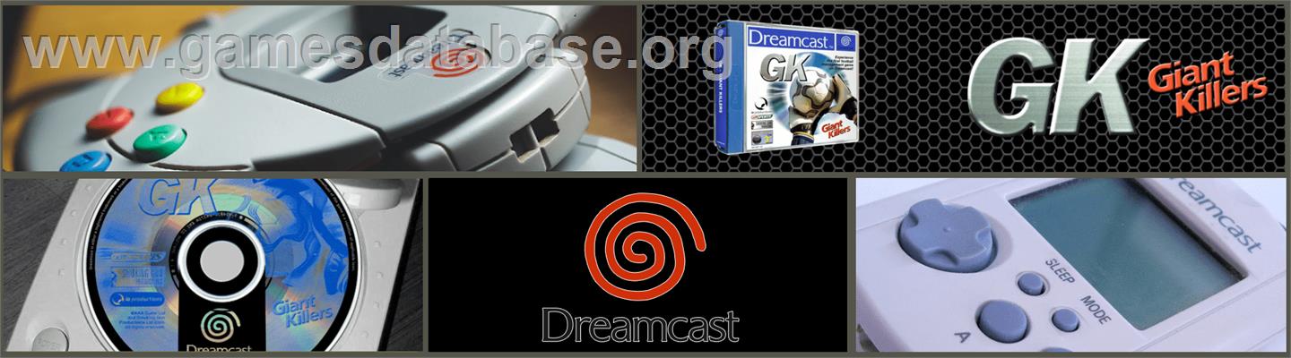 Giant Killers - Sega Dreamcast - Artwork - Marquee