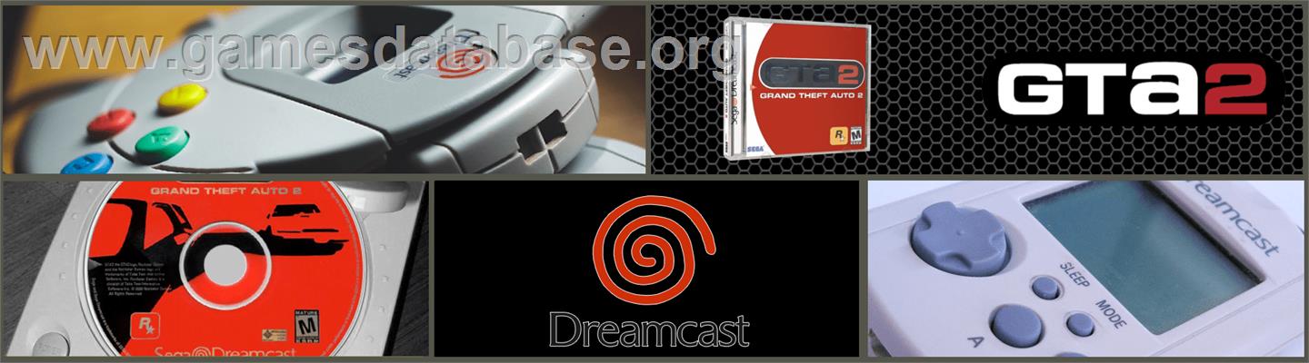 Grand Theft Auto 2 - Sega Dreamcast - Artwork - Marquee
