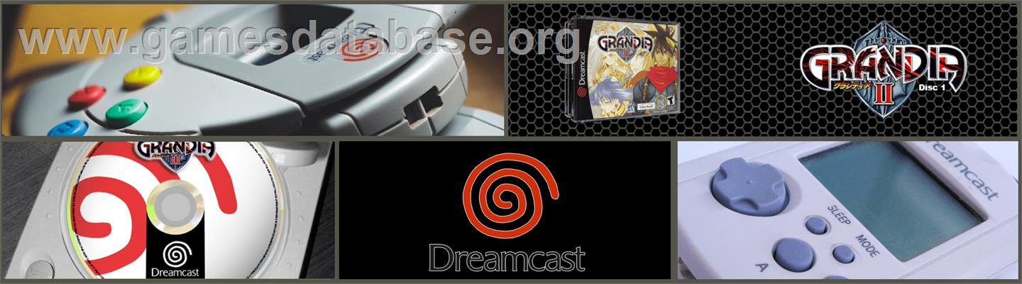 Grandia 2 - Sega Dreamcast - Artwork - Marquee
