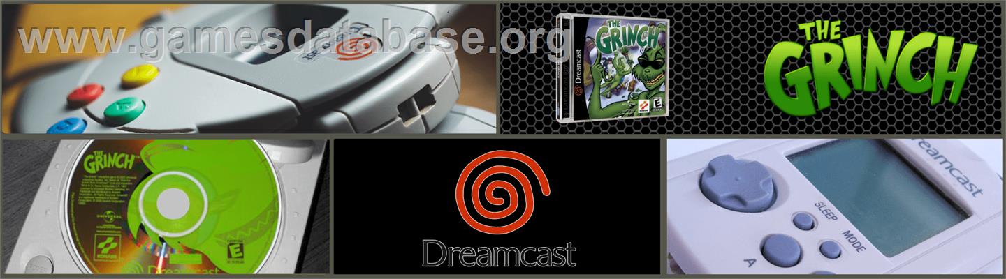 Grinch - Sega Dreamcast - Artwork - Marquee