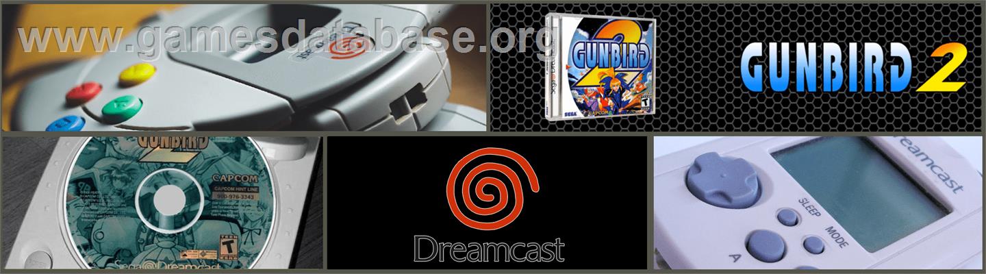 Gunbird 2 - Sega Dreamcast - Artwork - Marquee