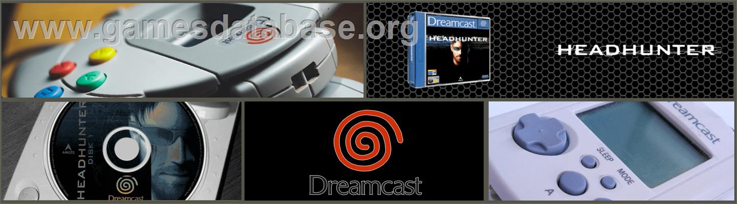 Headhunter - Sega Dreamcast - Artwork - Marquee