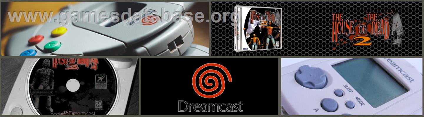 House of the Dead 2 - Sega Dreamcast - Artwork - Marquee