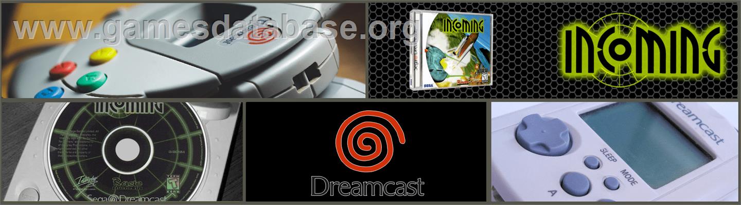 Incoming - Sega Dreamcast - Artwork - Marquee