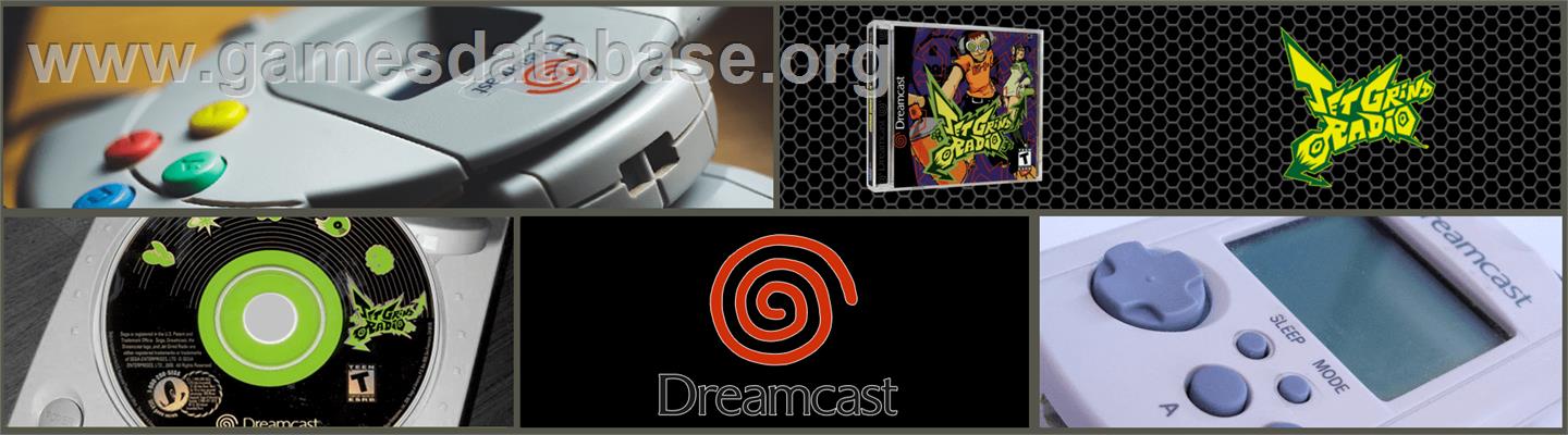 Jet Grind Radio - Sega Dreamcast - Artwork - Marquee
