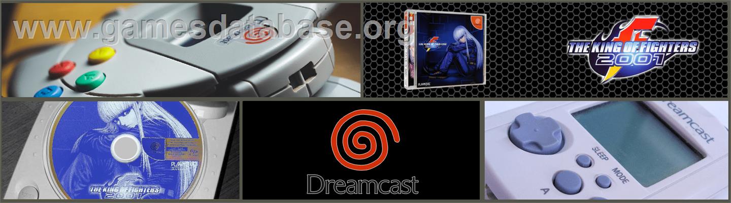 King of Fighters 2001, The - Sega Dreamcast - Artwork - Marquee