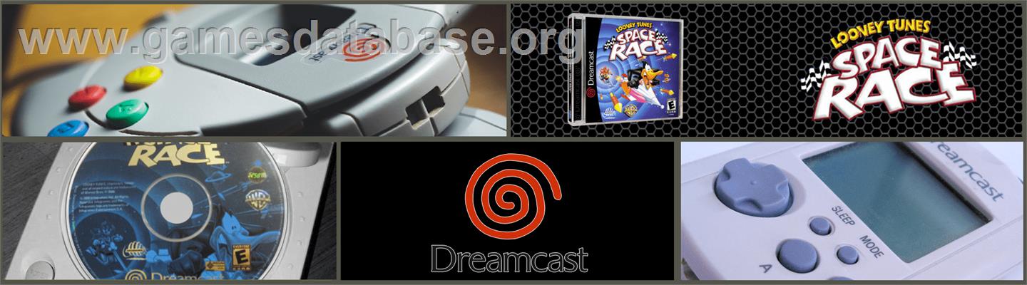 Looney Tunes Space Race - Sega Dreamcast - Artwork - Marquee