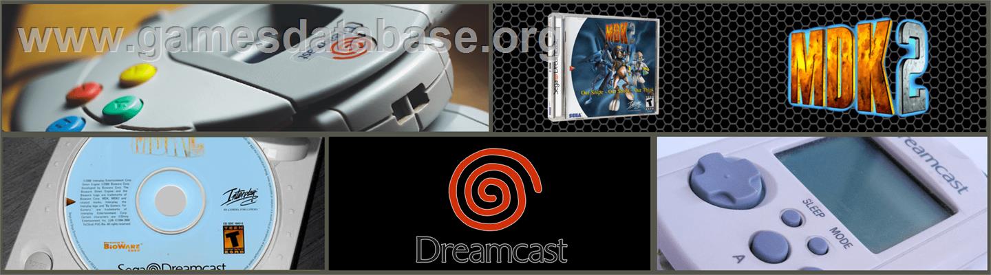MDK 2 - Sega Dreamcast - Artwork - Marquee