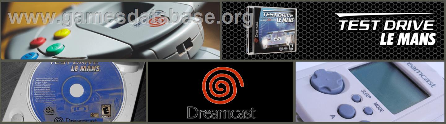 Mans 24 Hours, Le - Sega Dreamcast - Artwork - Marquee