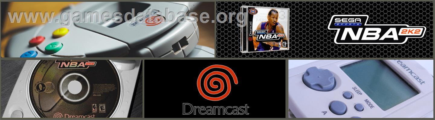 NBA 2K2 - Sega Dreamcast - Artwork - Marquee