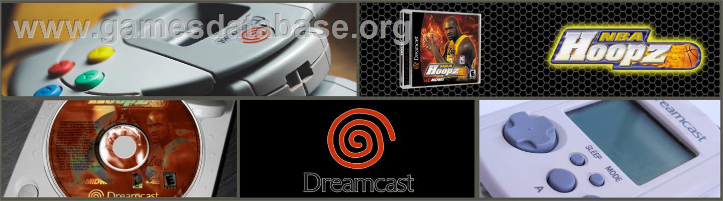 NBA Hoopz - Sega Dreamcast - Artwork - Marquee