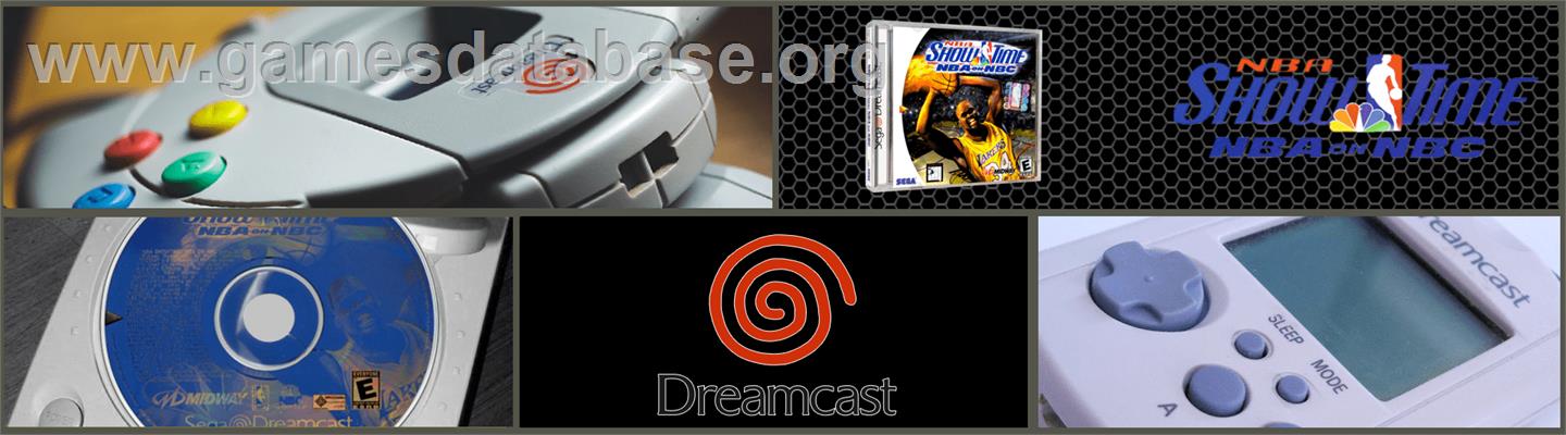 NBA Showtime: NBA on NBC - Sega Dreamcast - Artwork - Marquee