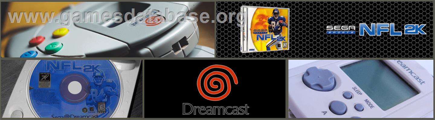 NFL 2K - Sega Dreamcast - Artwork - Marquee
