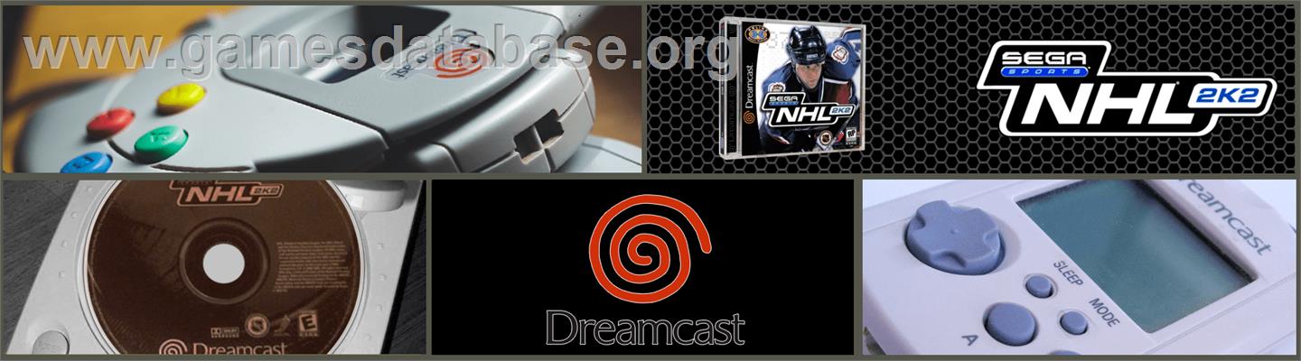 NHL 2K2 - Sega Dreamcast - Artwork - Marquee