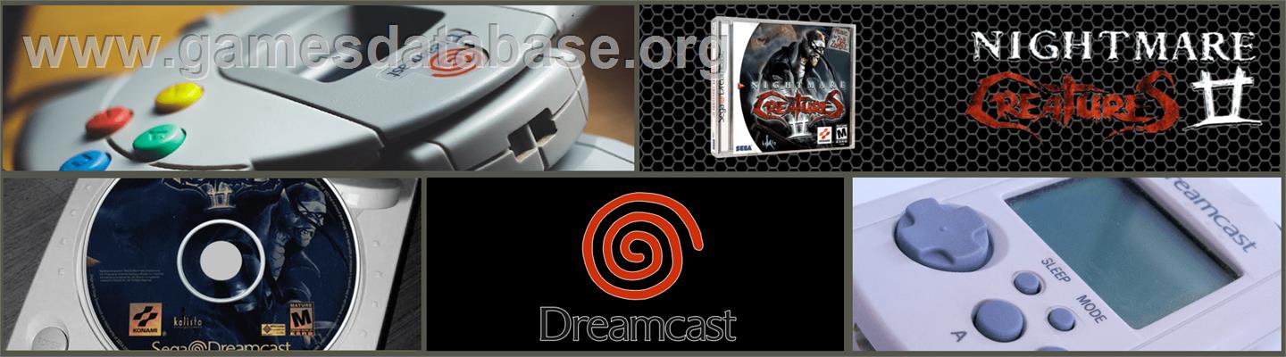Nightmare Creatures 2 - Sega Dreamcast - Artwork - Marquee