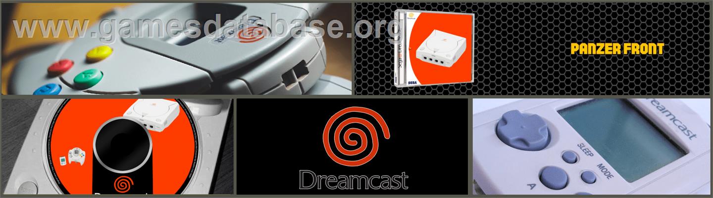 Panzer Front - Sega Dreamcast - Artwork - Marquee
