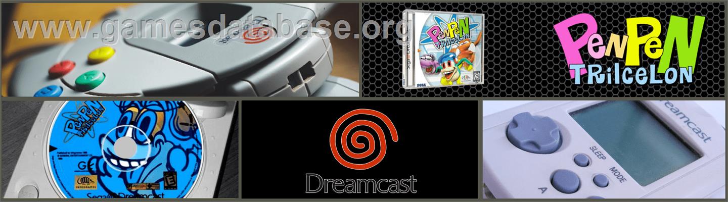 Pen Pen Tri-Icelon - Sega Dreamcast - Artwork - Marquee