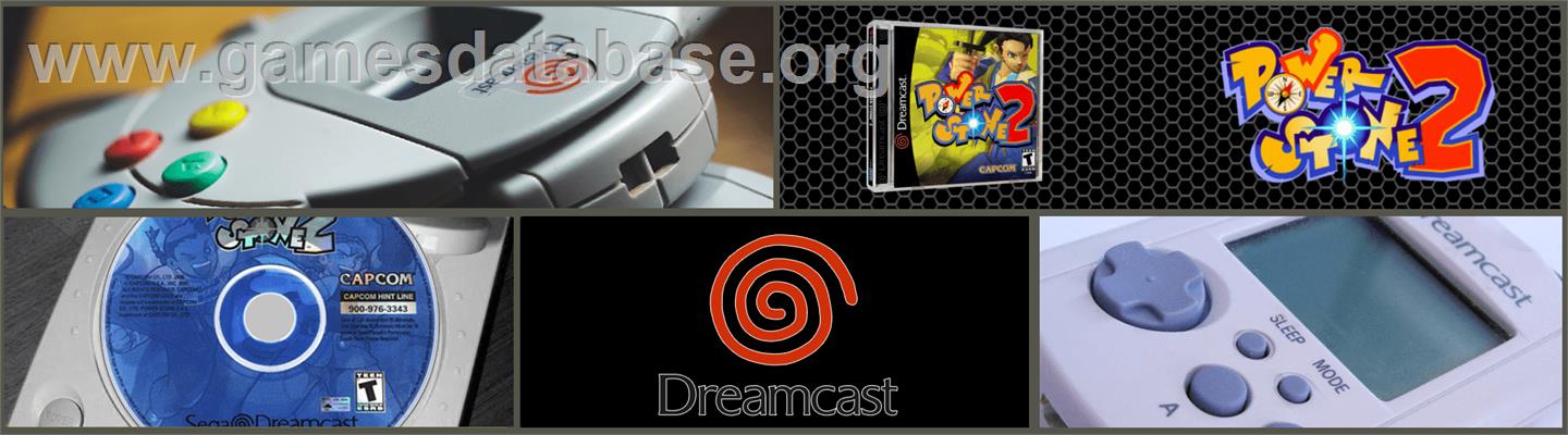 Power Stone 2 - Sega Dreamcast - Artwork - Marquee