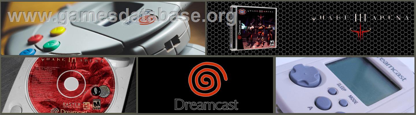 Quake III: Arena - Sega Dreamcast - Artwork - Marquee