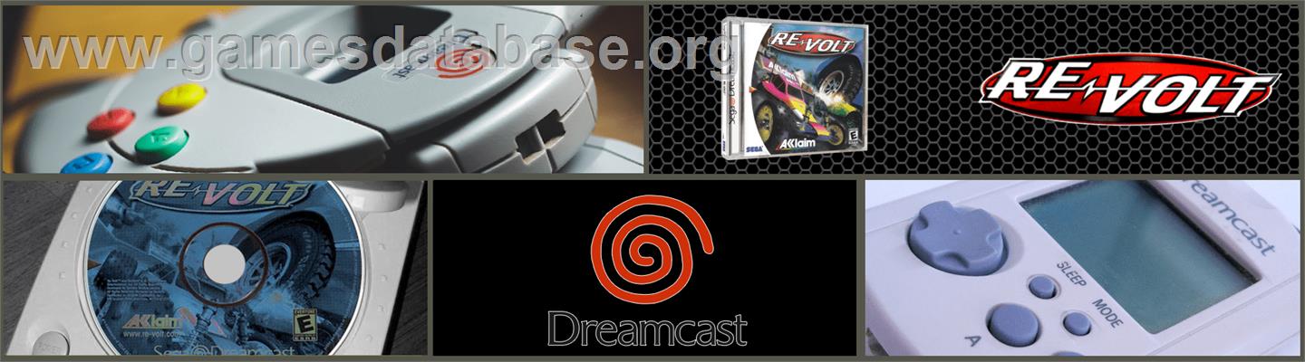 Re-Volt - Sega Dreamcast - Artwork - Marquee