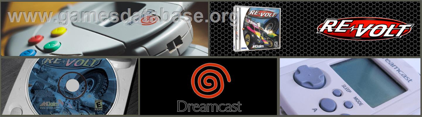Re-Volt - Sega Dreamcast - Artwork - Marquee