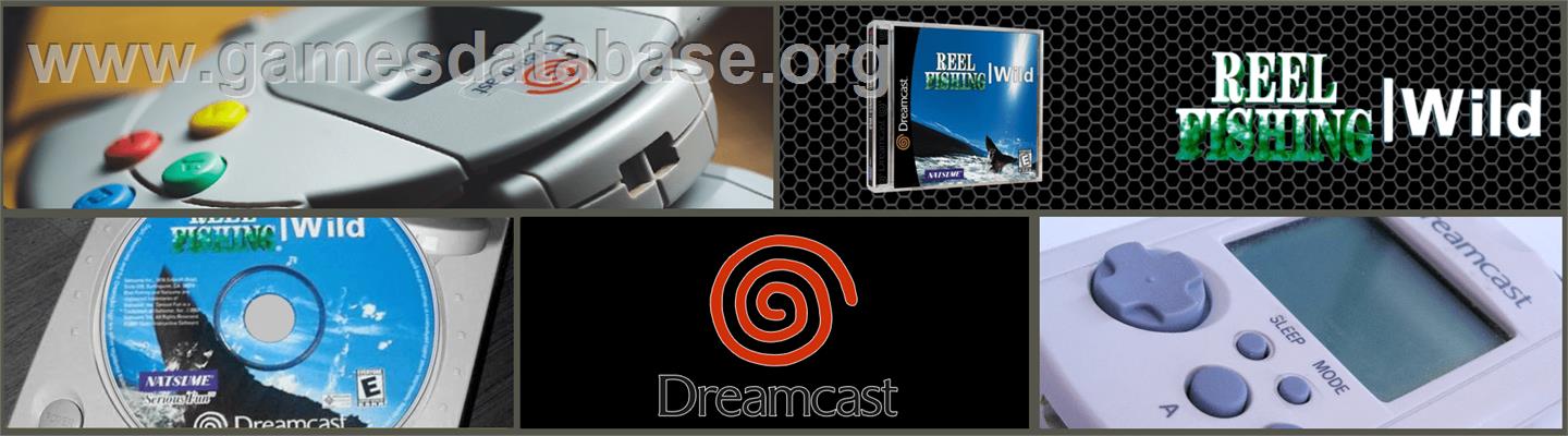 Reel Fishing: Wild - Sega Dreamcast - Artwork - Marquee