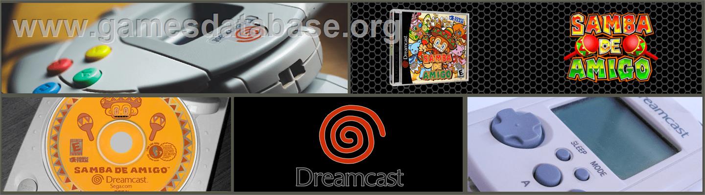 Samba De Amigo - Sega Dreamcast - Artwork - Marquee