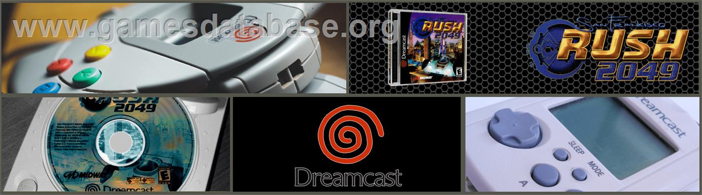 San Francisco Rush 2049 - Sega Dreamcast - Artwork - Marquee