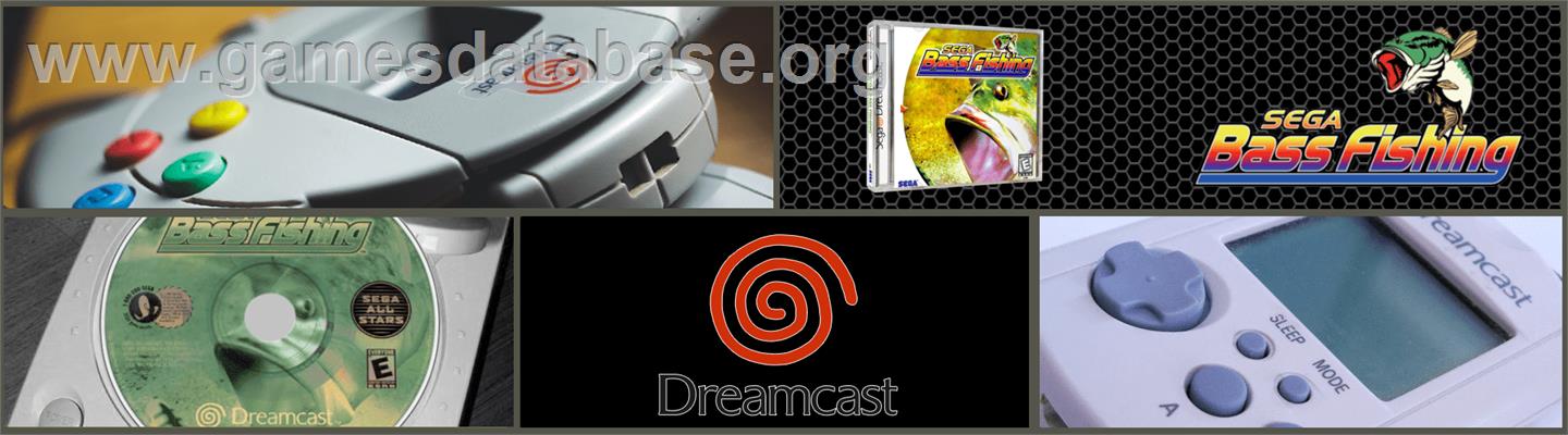 Sega Bass Fishing - Sega Dreamcast - Artwork - Marquee