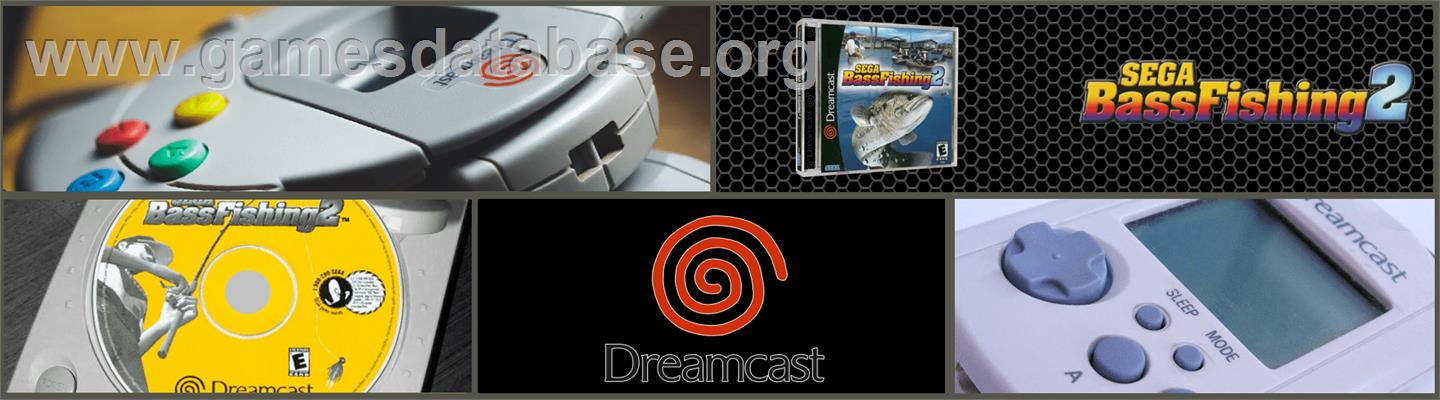 Sega Bass Fishing 2 - Sega Dreamcast - Artwork - Marquee